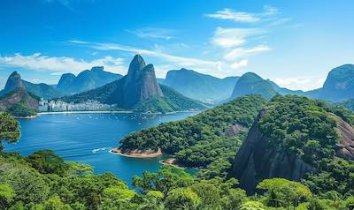 Landschaftsaufnahme in Brasilien während eines Brasilianisch Sprachkurses B1