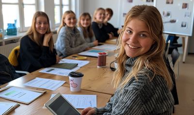 fortgeschrittener Deutschkurs auf Niveau B1