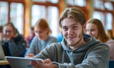 Slowakisch Niveau B1 lernen auf dem Tablet