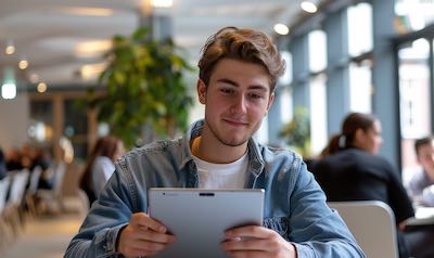 Student in einem Spanisch Niveau B1 Sprachkurs
