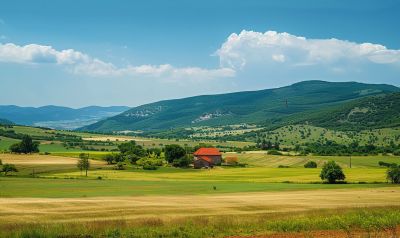 typisch marokkanische landschaft