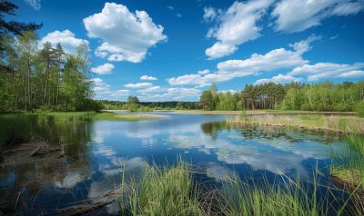 typische Landschaft in Litauen