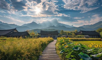 typische chinesisch landschaft