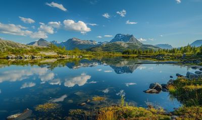 typische landschaft in Norwegen
