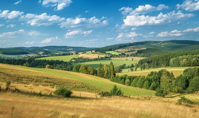 typische landschaft in Tschechien